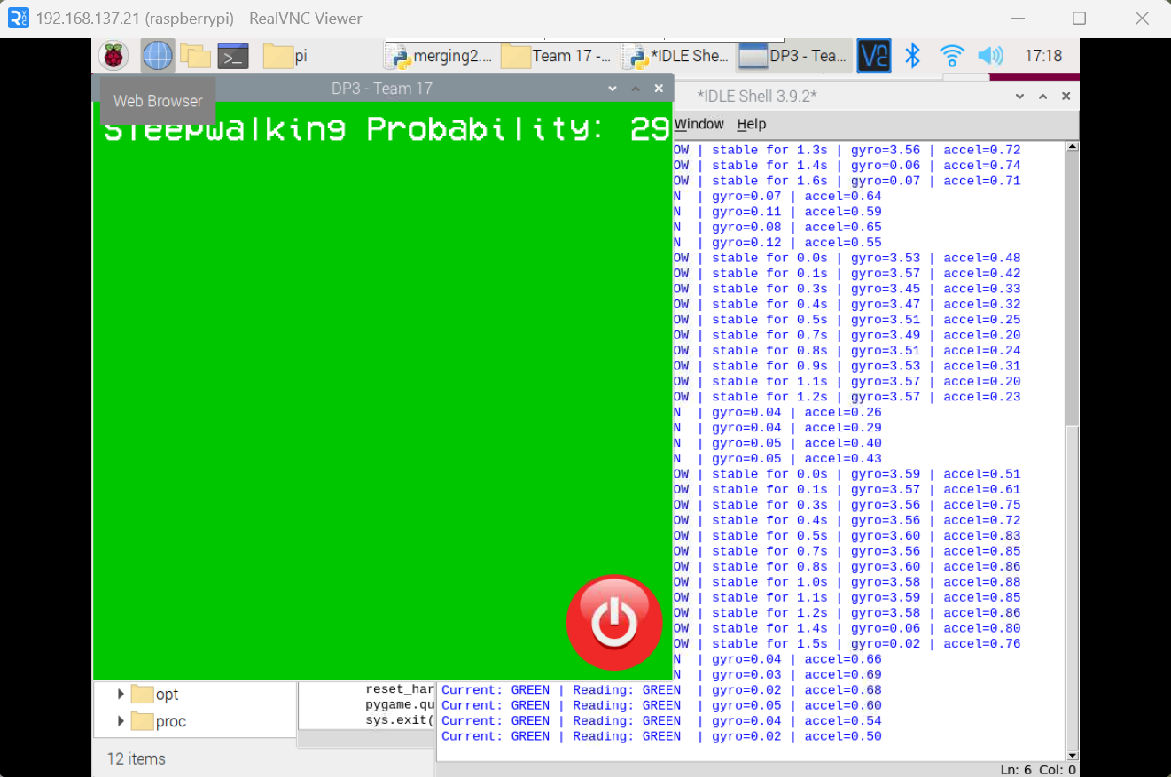 Pygame app interface